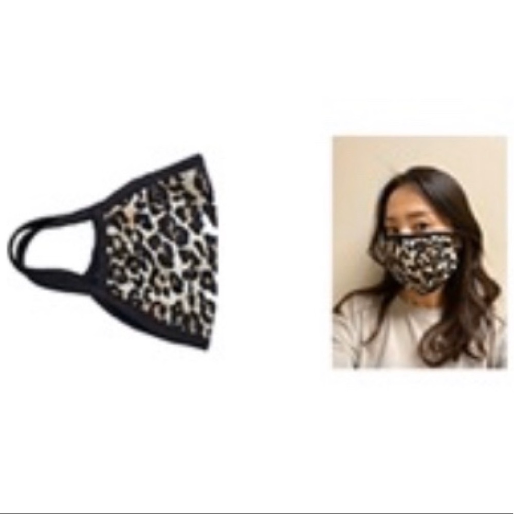 BACK IN STOCK! Reusable Leopard Protective Mask